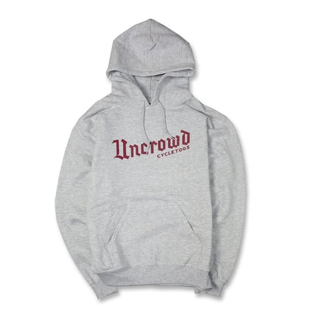 ☆セールプライス!! UNCROWD(アンクラウド) UC-821-022 LOGO HOODIE 3色(ASH/BLK/CHL)