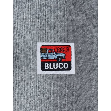 BLUCO(ブルコ) OL-13-017 HEAVY PILE SWEAT ZIP HOODIE -TRUCK- 3色(BLK/NVY/GRY)