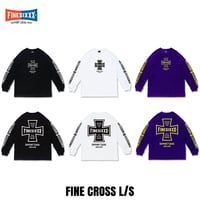 FINESIXXX(ファインシックス) FINE CROSS L/S 3色(BLACK/WHITE/PURPLE)