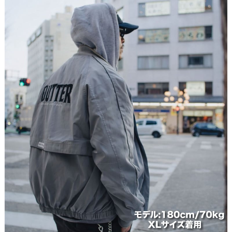 FLUTTER(フラッター) OG LOGO BOMBER JACKET 3色(BLACK/S