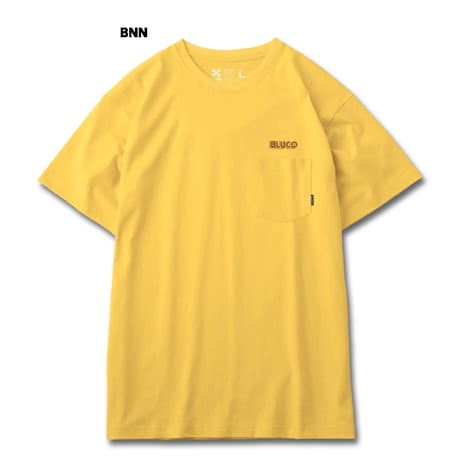 ☆セールプライス!!☆BLUCO(ブルコ) OL-22-004 POCKET TEE -Logo- 4色(BLK/NVY/WHT/BNN)