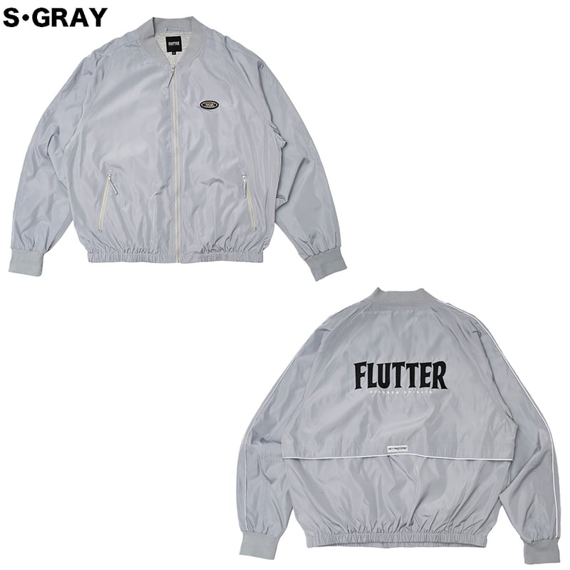 FLUTTER(フラッター) OG LOGO BOMBER JACKET 3色(BLACK/S