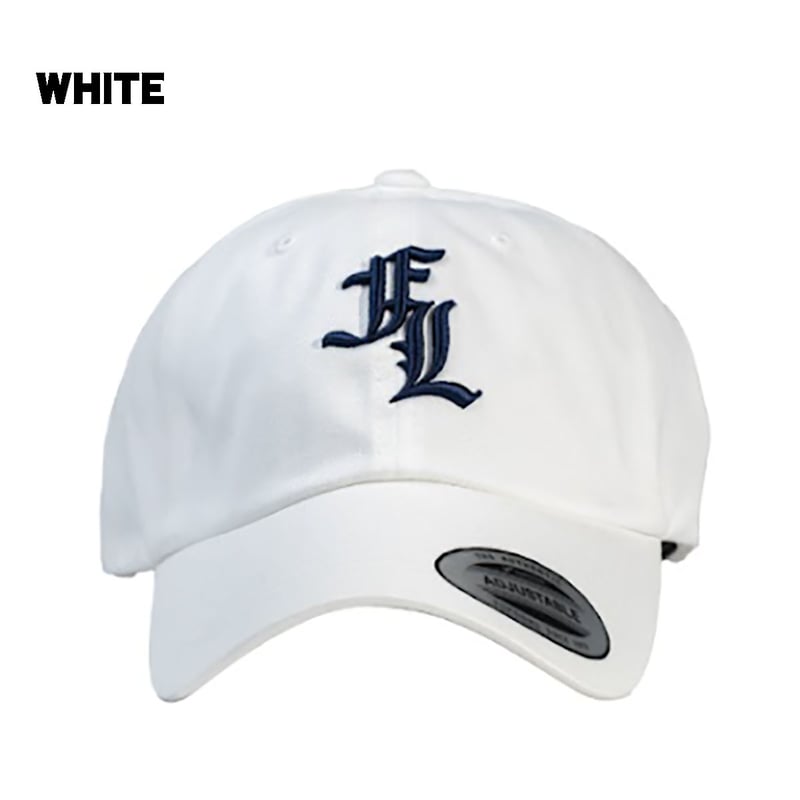 FLUTTER FL logo 6Panel CAP (BLACK/WHITE/L.BEIGE