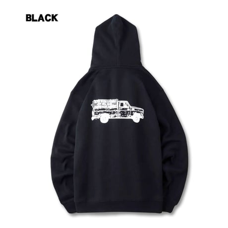 BLUCO(ブルコ) OL-13-017 HEAVY PILE SWEAT ZIP HOODIE -TRUCK- 3色(BLK/NVY/GRY)