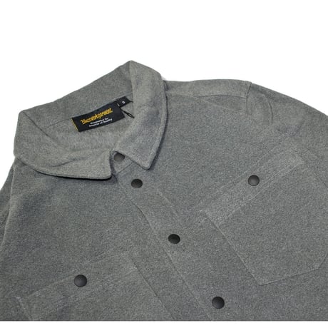 BLUCO(ブルコ) OL-076-022 MICRO FLEECE SHIRTS 2色(BLK/GRY)