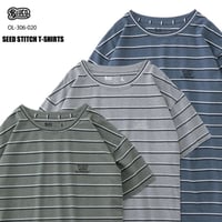 ☆セールプライス!! BLUCO(ブルコ)OL-306-020 -SEED STICH Tシャツ- 全3色(グレー・オリーブ・ネイビー)