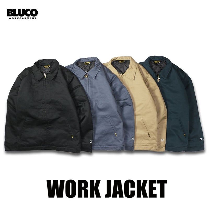 BLUCO(ブルコ) OL-012-022 WORK JACKET 4色(A.BLU/BLK/