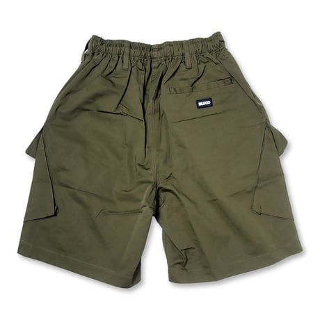 BLUCO(ブルコ) OL-45-012 スラントカーゴショーツ 4色(BLACK/KHAKI/NAVY/OLIVE)