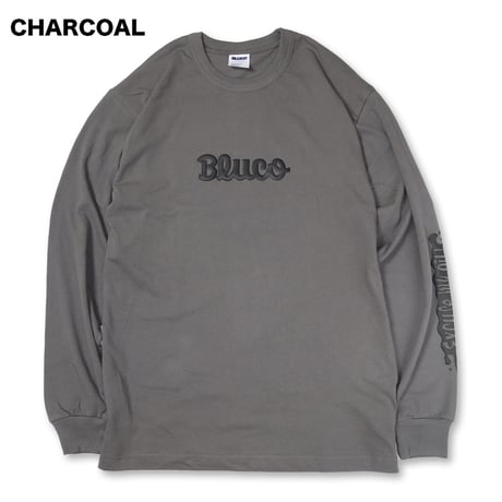 BLUCO(ブルコ) OL-12-024 ドライコットン Tシャツ L/S -Artwork by JACK-O’ ART WORKS- 4色(BLACK/CHARCOAL/H.GRAY/WHITE)