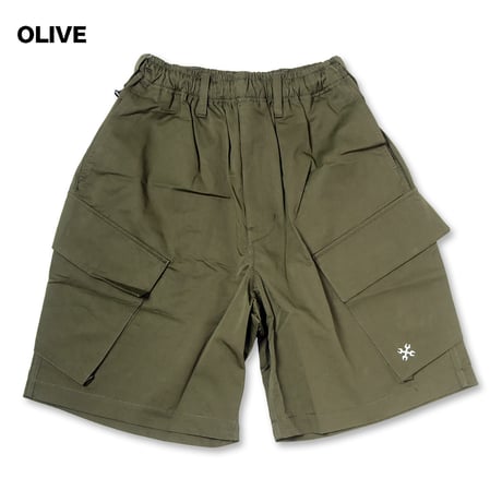 BLUCO(ブルコ) OL-45-012 スラントカーゴショーツ 4色(BLACK/KHAKI/NAVY/OLIVE)