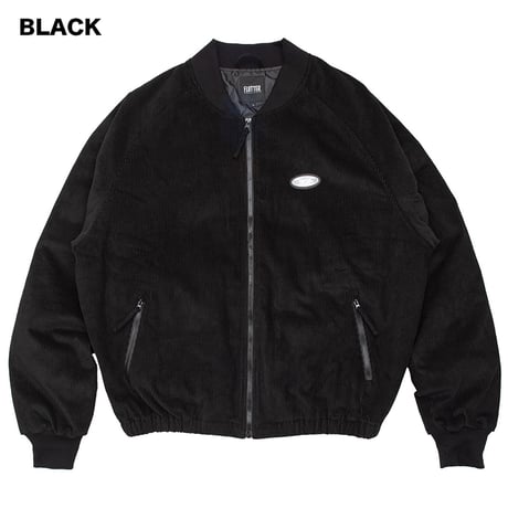 ☆セールプライス20%OFF!! FLUTTER(フラッター) CORDUROY BOMBER JACKET 3色(BLACK/BROWN/SAND)