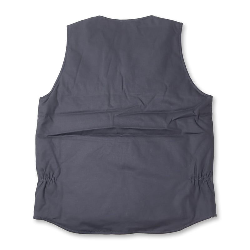 BLUCO(ブルコ) OL-35-012 V NECK DUCK VEST 3色(BLACK/