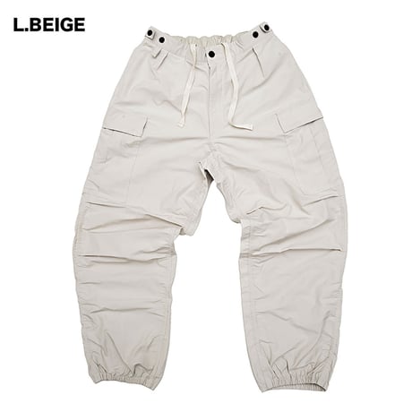 FLUTTER(フラッター) T/C Track Cargo Pants 3色(B.GREEN/L.BEIGE/BLACK)