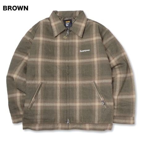 ☆セールプライス20%OFF!!&送料サービス中☆ BLUCO(ブルコ) OL-31-038 OMBRE CHECK WINTER WORK JACKET 2色(BLACK/BROWN)