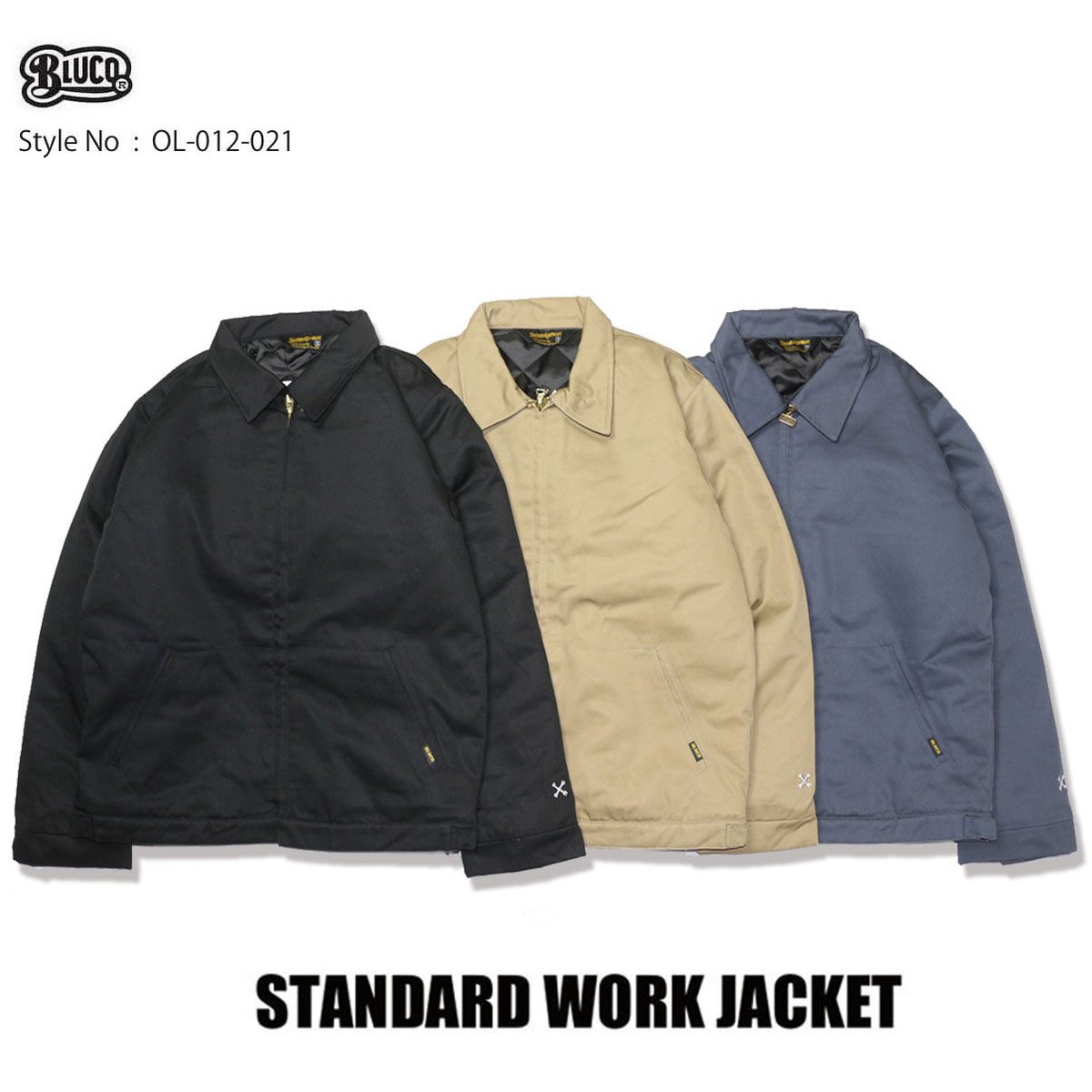 ☆セールプライス!!☆BLUCO(ブルコ) OL-012-021 WORK JACKET 全3