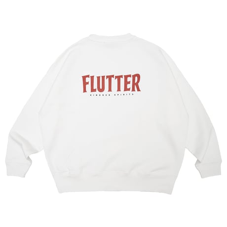 FLUTTER(フラッター) Og Logo B/S Sweat 4色(BLACK/ASH/NAVY/WHITE)