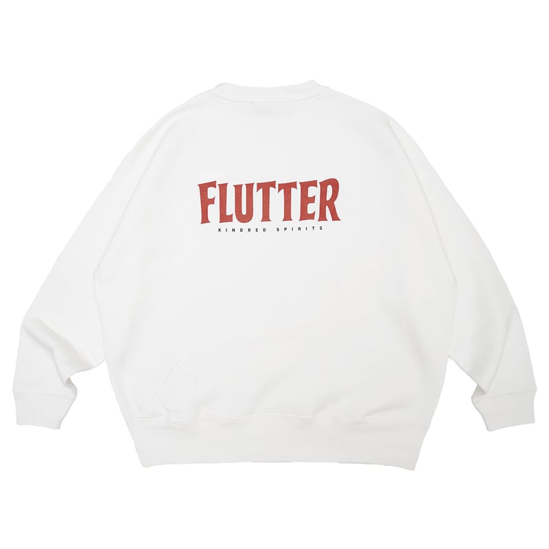 FLUTTER(フラッター) Og Logo B/S Sweat 4色(BLACK/ASH/N