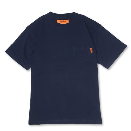 UNIVERSAL OVERALL(ユニバーサルオーバーオール) BARBER SHOP S/S TEE 2色(NAVY/WHITE)