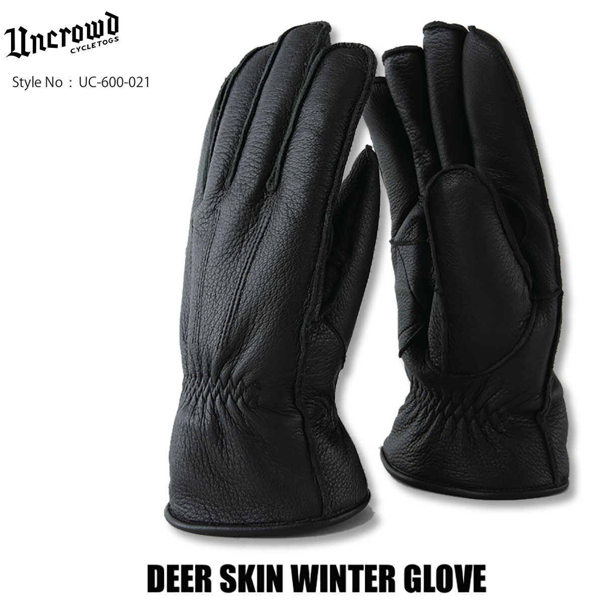 UNCROWD(アンクラウド) UC-600-021 DEER SKIN WINTER GLOVE UNCROWD(アンクラウド) UC-600-021 DEER SKIN WINTER GLO