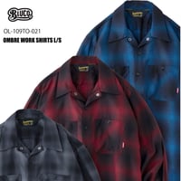 ☆セールプライス!!☆BLUCO(ブルコ) OL-109TO-021 OMB W.SHIRTS L/S 全3色(ブルー・グレー・レッド)