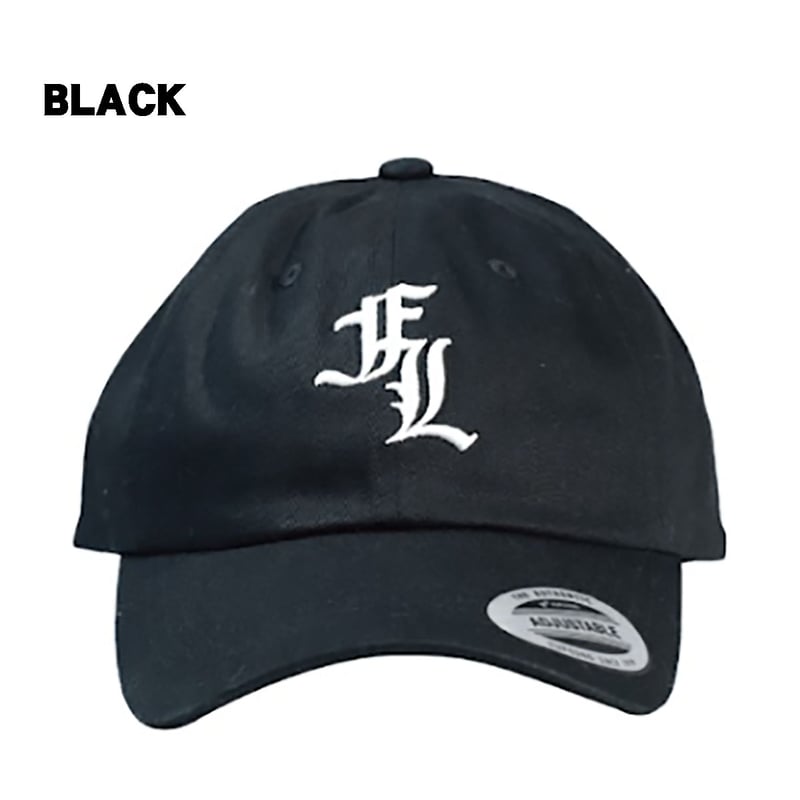 FLUTTER FL logo 6Panel CAP (BLACK/WHITE/L.BEIGE