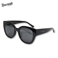 UNCROWD(アンクラウド) BASSARAブラックフレームxクリアレンズ | Pins s