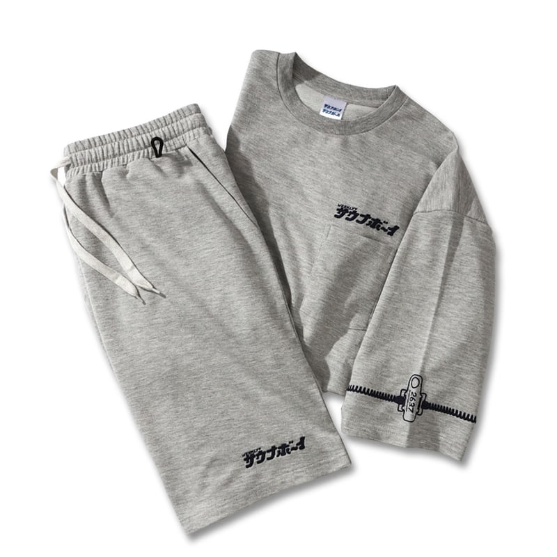 サウナボーイ LOCKER KEY S/S SWEAT SET UP 2024ver 2色(S