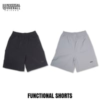 ☆セールプライス!! UNIVERSAL OVERALL(ユニバーサルオーバーオール) FUNCTIONAL SHORTS 2色(BLACK/GRAY)