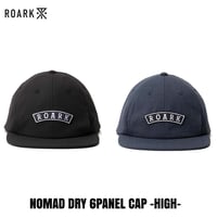 ROARK(ロアーク) NOMAD DRY 6PANEL CAP -HIGH- 2色(BLACK/STONE BLUE)