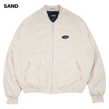 ☆セールプライス20%OFF!! FLUTTER(フラッター) CORDUROY BOMBER JACKET 3色(BLACK/BROWN/SAND)