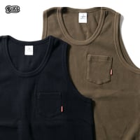 BLUCO(ブルコ)OL-702-018 THERMAL TANKTOP 全3色(ブラック・アイボリー・オリーブ)