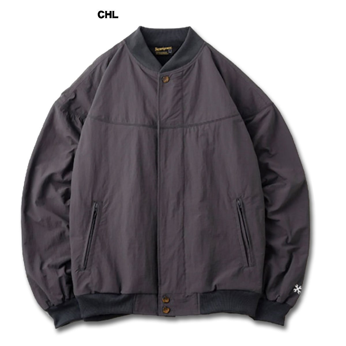 BLUCO(ブルコ) OL-31-005 NYLON DERBY JACKET 4色(BLK/...