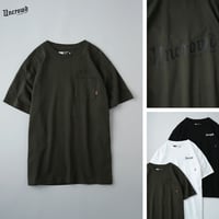 ☆セールプライス!!☆UNCROWD(アンクラウド) UC-800-022 PRINT TEE'S -logo- 全3色(ブラック・ホワイト・オリーブ)