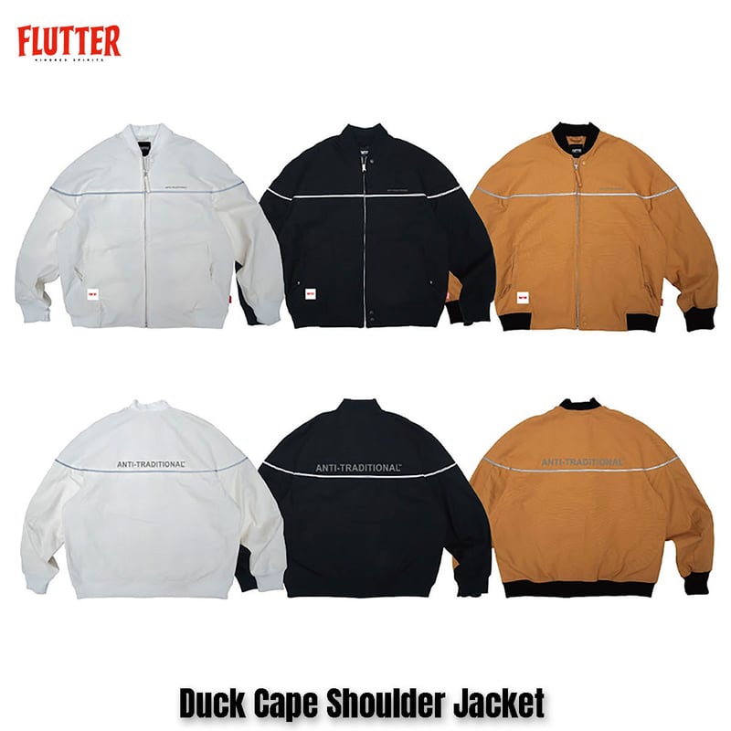 FLUTTER(フラッター) Duck Cape Shoulder Jacket 3色(WHI