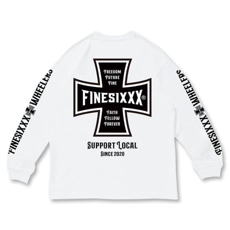 FINESIXXX(ファインシックス) FINE CROSS L/S 3色(BLACK/WHITE/PURPLE)
