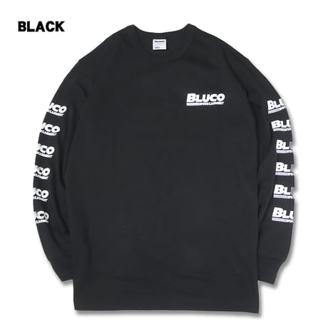 ☆セールプライス!! BLUCO(ブルコ) OL-12-006 PRINT L/S TEE -BWG- (BLK/WHT/CHL/SBLU)