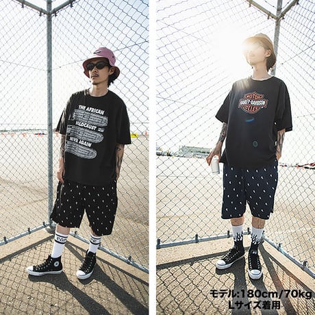 ☆セールプライス!! FLUTTER(フラッター) FL Logo easy shorts 2色(BLACK/NAVY)