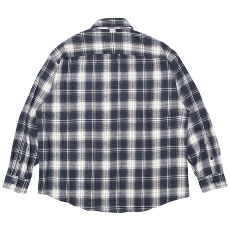 ☆セールプライス!! FLUTTER(フラッター) Regular Collar Check Shirts 2色(BLACK/NAVY)