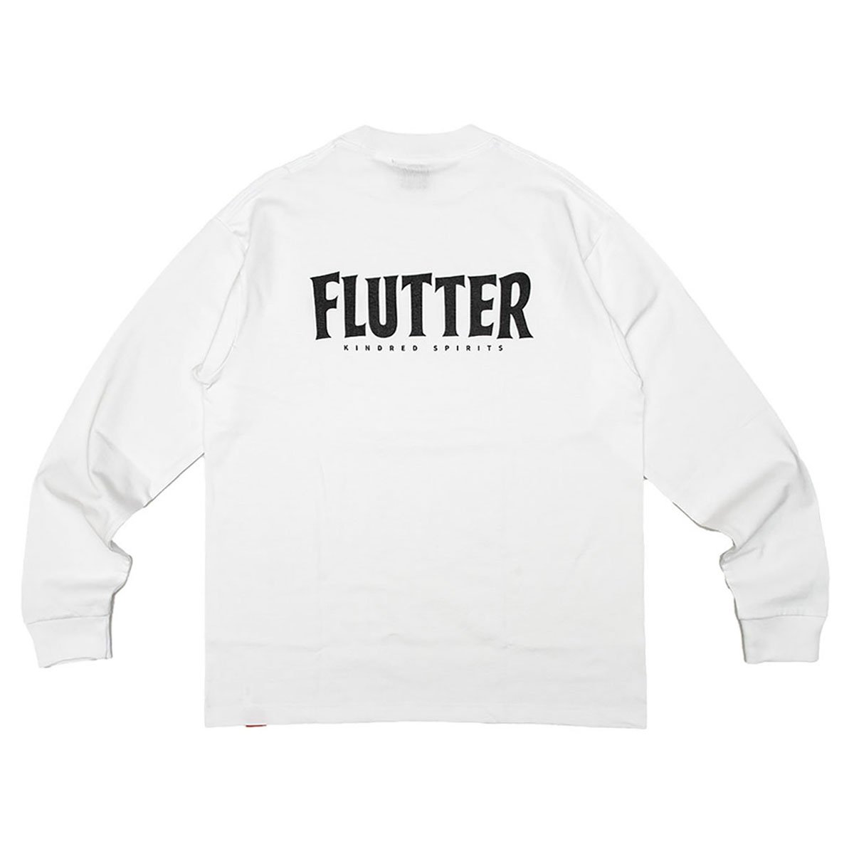 FLUTTER フラッターロングスリーブTシャツ FLUTTER(フラッター) OG Logo L/S Tee 4色(ブラック/ホワイトxレッド