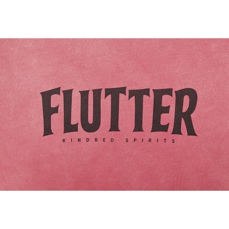 ☆セールプライス!! FLUTTER(フラッター) Pigment Dye B/S OG logo Sweat 2色(Dullness Blue/Dullness Pink)