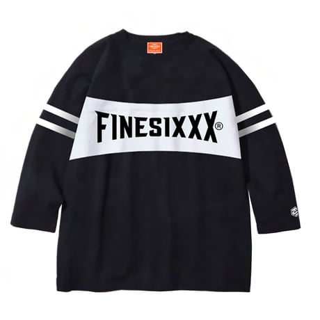 FINESIXXX(ファインシックス) FOOTBALL SEVEN SLEEVES 2色(ブラック/ホワイト)