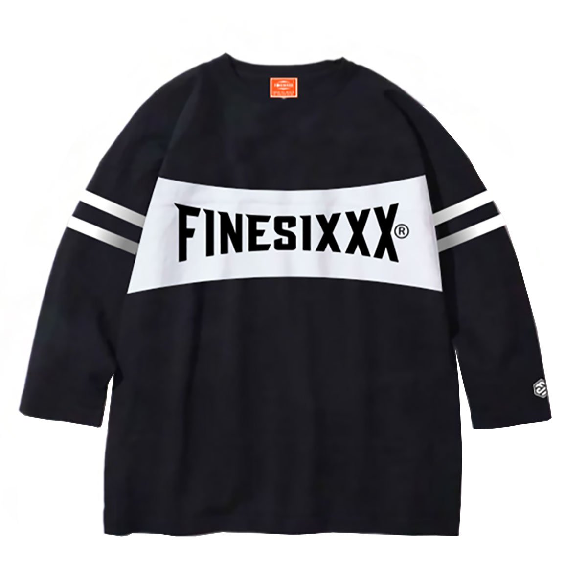 ファインシックス　新品未使用　アメフト風　七分Tシャツ　ゲームシャツ　モトクロス FINESIXXX(ファインシックス) FOOTBALL SEVEN SLEEVES 2色(ブ