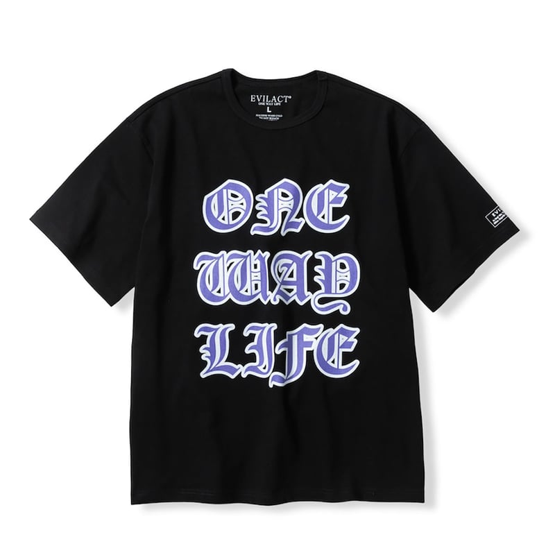 セールプライス!! EVILACT(イーブルアクト) ONE WAY LIFE S/S (ブラ