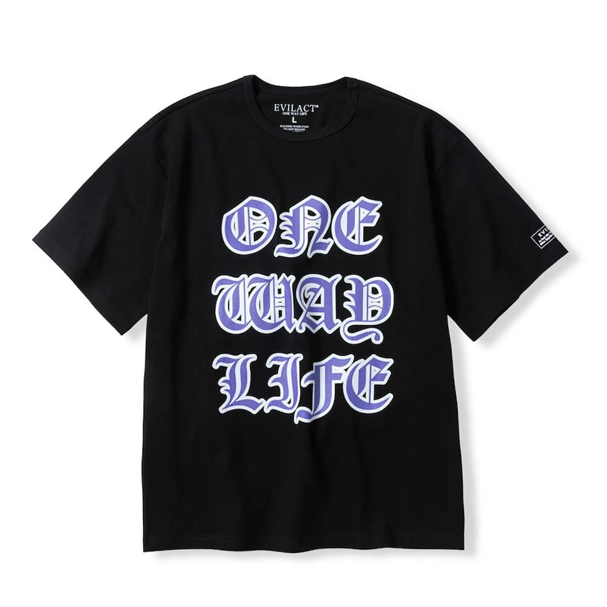 セールプライス!! EVILACT(イーブルアクト) ONE WAY LIFE S/S (ブラ