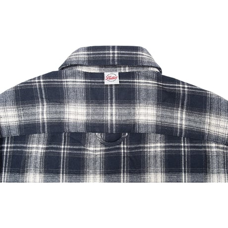 ☆セールプライス!! FLUTTER(フラッター) Regular Collar Check Shirts 2色(BLACK/NAVY)