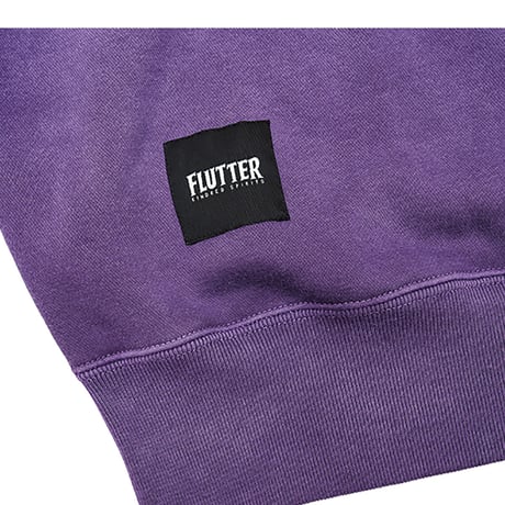 ☆セールプライス!! FLUTTER(フラッター) Pigment Dye B/S OG logo Sweat 4色(SUMI/GREEN/YELLOW/PURPLE)