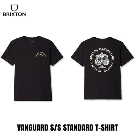 BRIXTON(ブリクストン) VANGUARD S/S STD TEE ブラック
