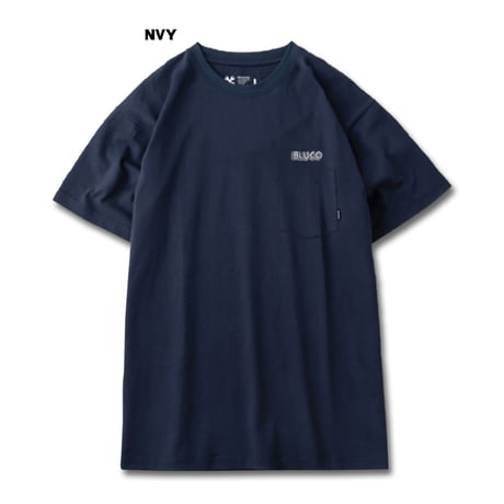 ☆セールプライス!!☆BLUCO(ブルコ) OL-22-004 POCKET TEE -Logo- 4色(BLK/NVY/WHT/BNN)
