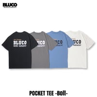 ☆セールプライス!! BLUCO(ブルコ) OL-22-012 POCKET TEE -BOLT- 4色(BLK/CHL/SBLU/WHT)