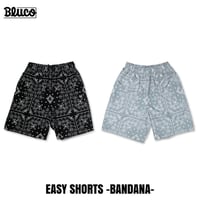 BLUCO(ブルコ) OL-45-011 イージーショーツ -Bandana- 2色(BLACK/GRAY)